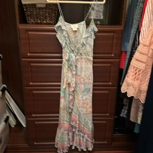 Camilla size Small flutter silk dress. Excellent condition